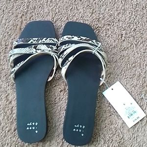 Slip on sandals